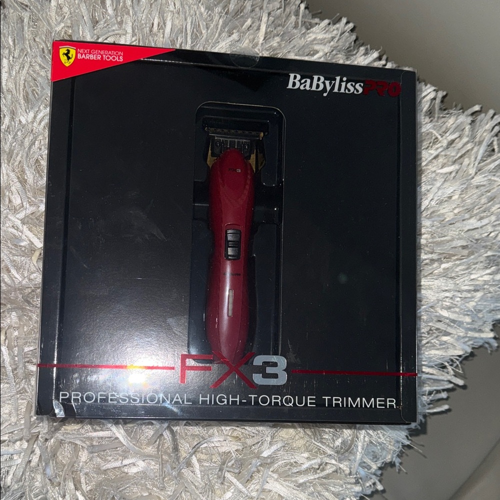 BaByliss PRO FX3 High-Torque Trimmer - Red and Black